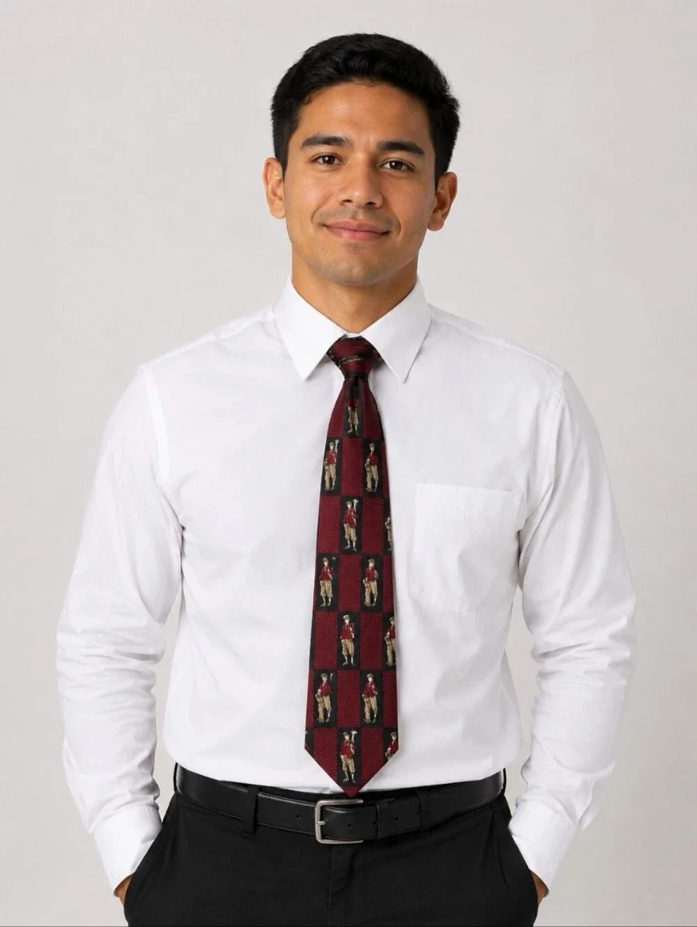 Golf Magazine Golfer silk tie